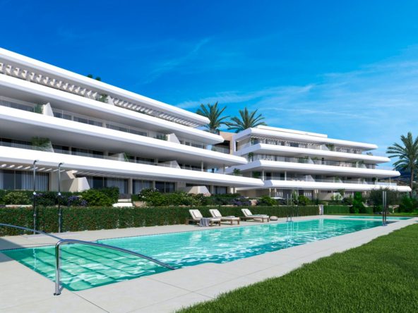 Pisos de 2 y 3 dormitorios en Buenas Noches, Estepona 2 or 3 Bedroom apartments in Buenas Noches, Estepona Apartamente cu 2 sau 3 dormitoare în Buenas Noches, Estepona