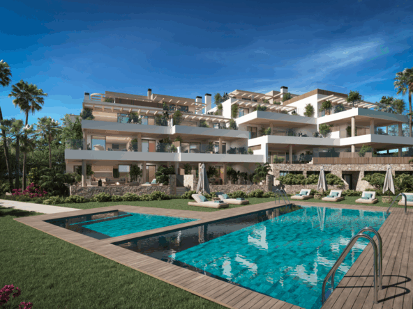 Nuevos pisos de 3 y 4 dormitorios en Cabopino Golf New 3 and 4 bedroom apartments in Cabopino Golf Apartamente noi cu 3 sau 4 dormitoare in Cabopino Golf Nouveaux appartements de 3 et 4 chambres à Cabopino Golf