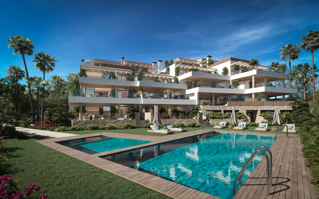 Nuevos pisos de 3 y 4 dormitorios en Cabopino Golf New 3 and 4 bedroom apartments in Cabopino Golf Apartamente noi cu 3 sau 4 dormitoare in Cabopino Golf Nouveaux appartements de 3 et 4 chambres à Cabopino Golf