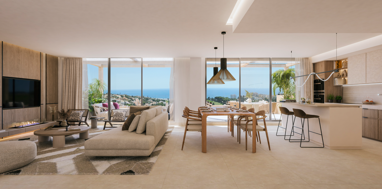 Nuevos pisos de 2 y 3 dormitorios en Benalmádena New 2 and 3 bedroom flats in Benalmádena Apartamente noi cu 2 si 3 dormitoare în Benalmádena Appartements neufs de 2 et 3 chambres à Benalmádena