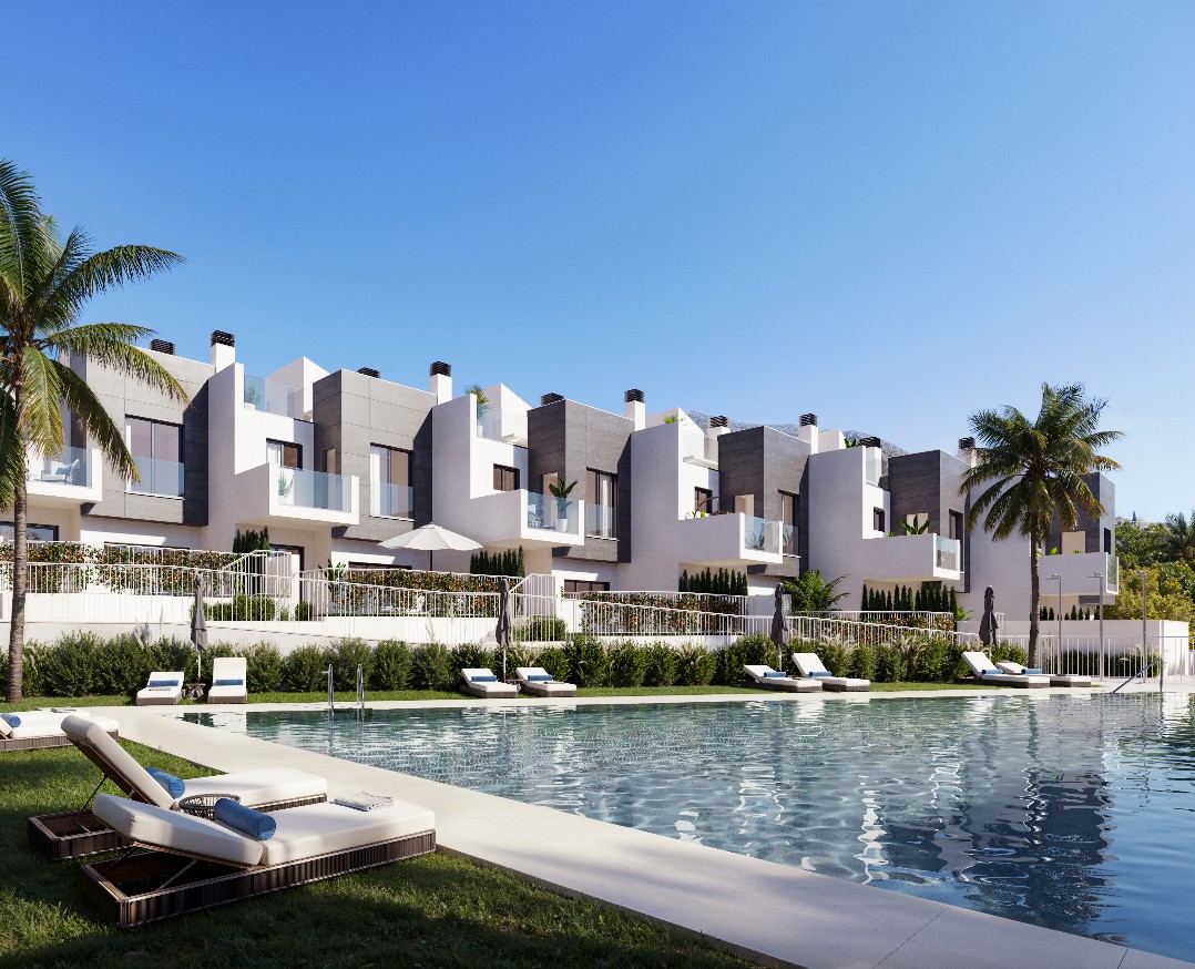 Adosadas de 3 dormitorios en Fuengirola 3 Bedroom Townhouses in Fuengirola Case cu 3 dormitoare în Fuengirola Maisons de ville de 3 chambres à Fuengirola