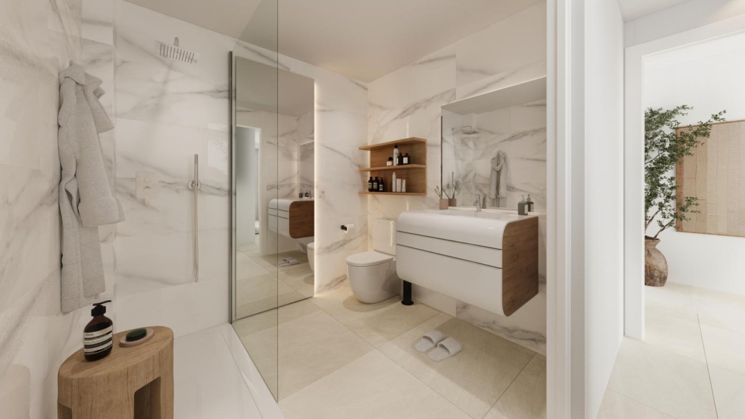 Nuevo piso de 1 dormitorio en Altos del Chaparral, Mijas