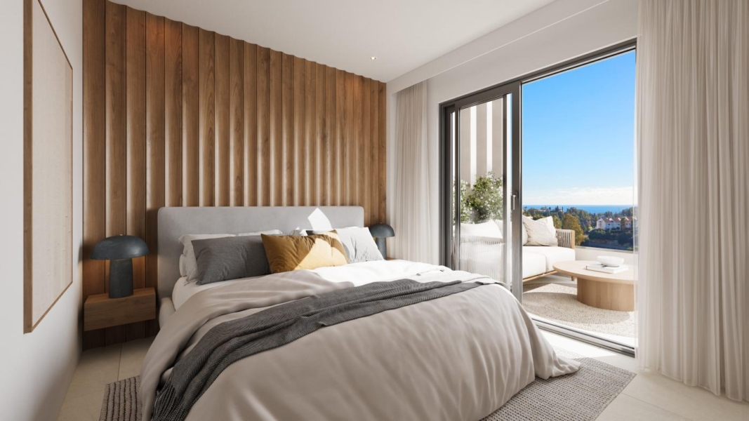 Nuevo piso de 1 dormitorio en Altos del Chaparral, Mijas