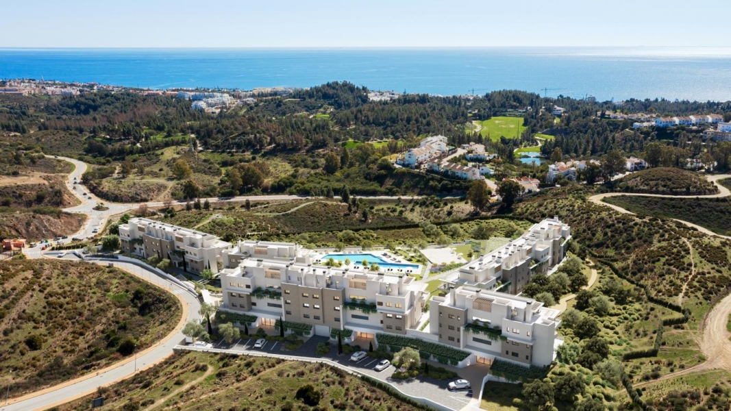 Nuevo piso de 1 dormitorio en Altos del Chaparral, Mijas