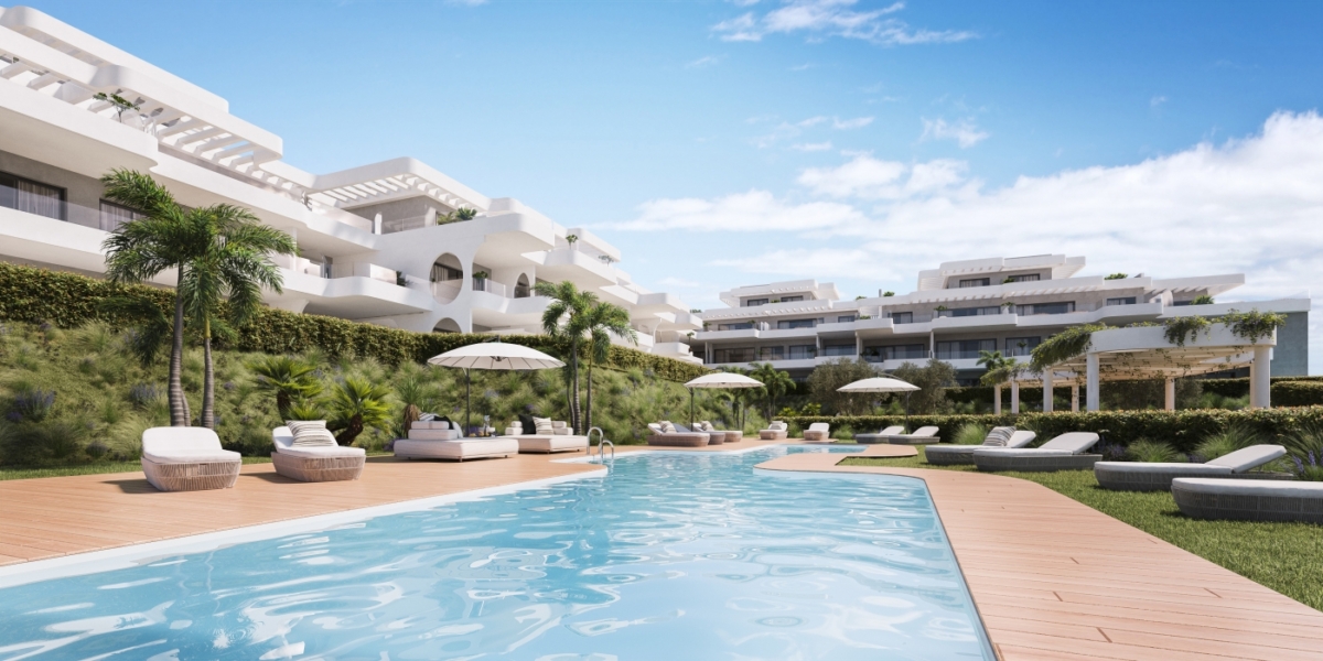 Pisos de 2 dormitorios en Estepona New 2 bedroom flats in Estepona Apartamente noi cu 2 dormitoare in Estepona Appartements de 2 chambres à Estepona