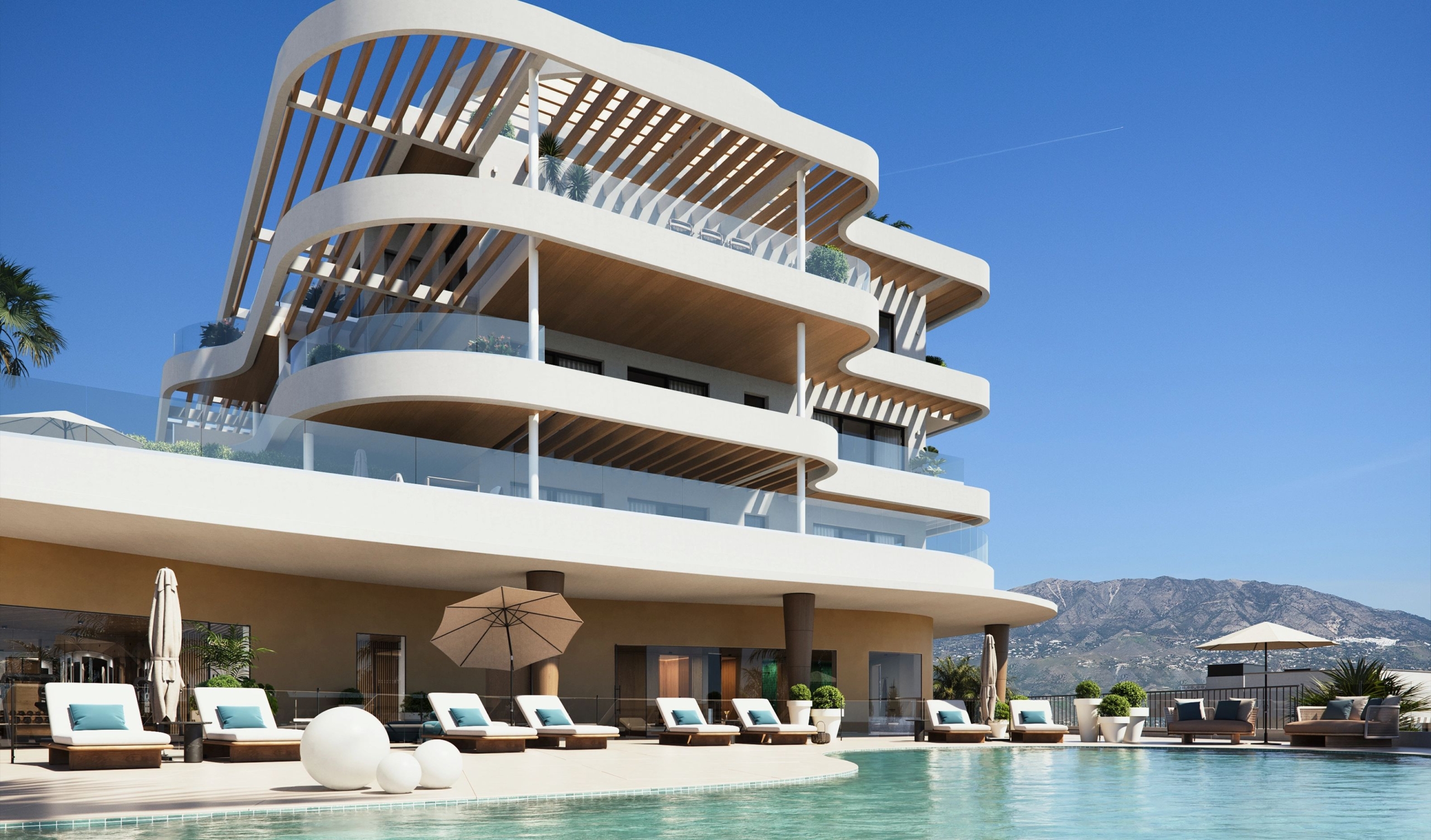 Pisos de 2 dormitorios en Mijas 2 Bedroom apartments in Mijas Apartamente de 2 dormitoare în Mijas Appartements de 2 chambres à Mijas