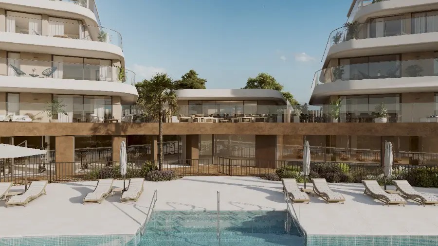 New 2-bedroom flats in Buenas Noches, Estepona
