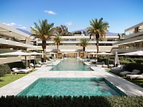 New 2 bedroom flats in El Campanario, Estepona