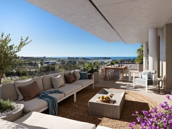 New 3 bedroom apartments in Estepona