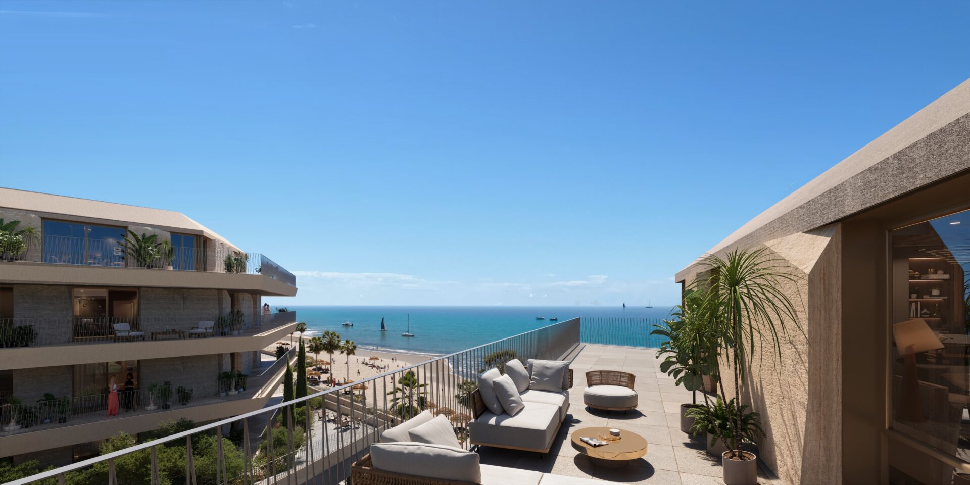 3 Bedroom flats in Vesta Mare, Manilva